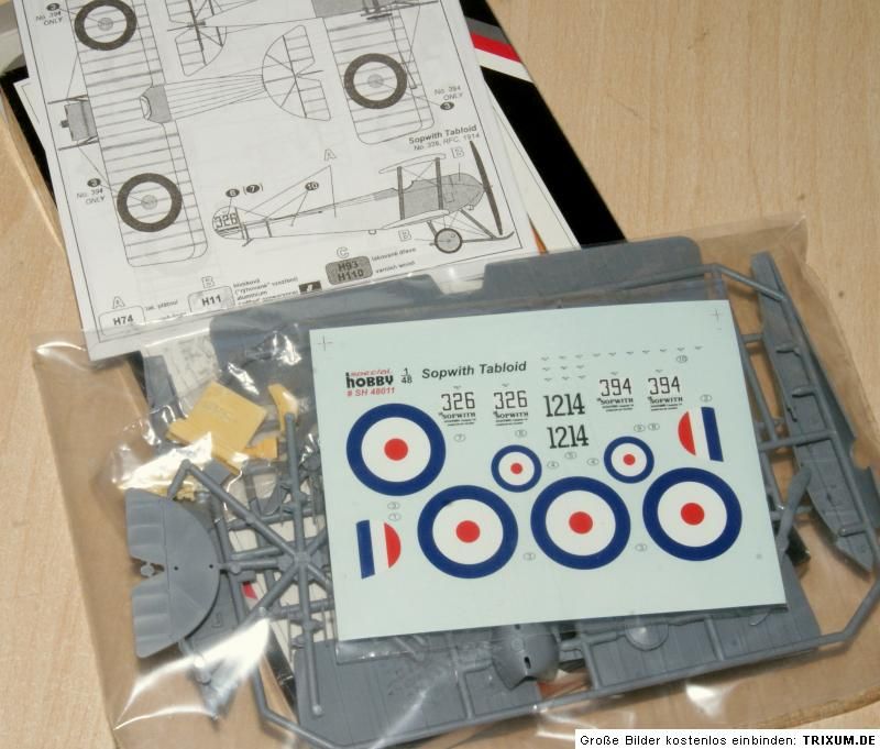 Special Hobby 48011 Sopwith Tabloid British Scout Kit 1 48 Very RARE