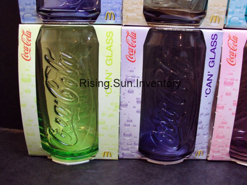 Coca Cola Coke McDonald 2009 Complete Can Glass