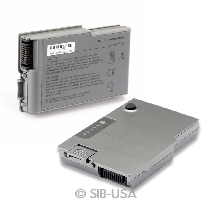 Battery for Dell Latitude D500 D505 D510 D520 D530 D600 D610 PP11L 312