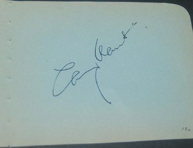 RARE Cary Grant Irene Dunne Leo Mccarey Autographs and Great Print