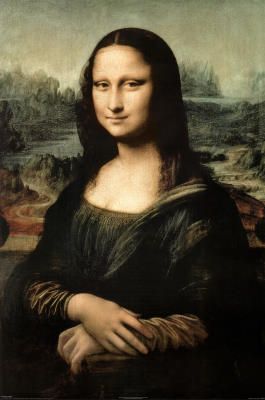 Leonardo Da Vinci Mona Lisa Art Poster Print DaVinci