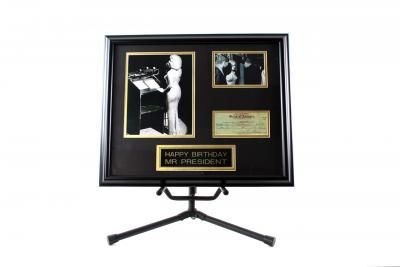 Marilyn Monroe Framed Replica Check Collage Product Image