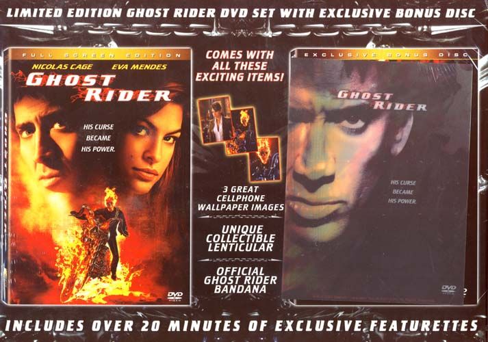 Ghost Rider Full Screen Edition Plus Exclusi New DVD