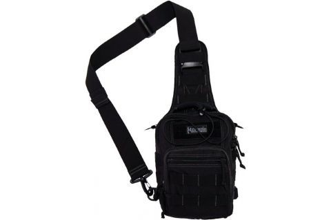 Maxpedition Remora Gearslinger Shoulder Bag w Belt Loop Black 0419B