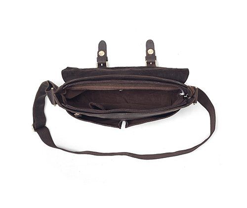 Rustic Leather Messenger Bag Satchel Mailbag Notebook Case Schoolbag
