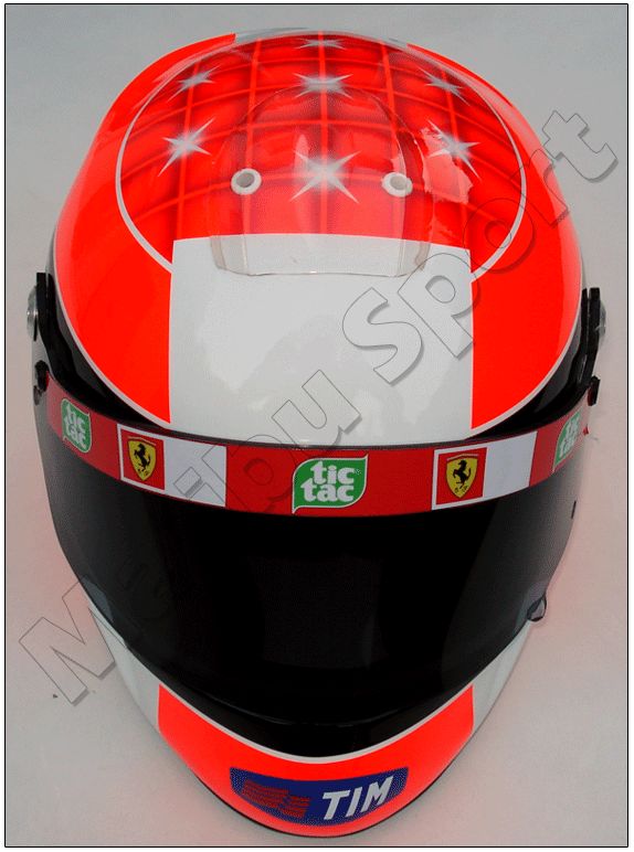 Michael Schumacher Indianapolis GP 2001 Full Scale Replica Helmet