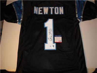 Cam Newton Signed Carolina Panthers Autographed Custom Jersey PSA DNA