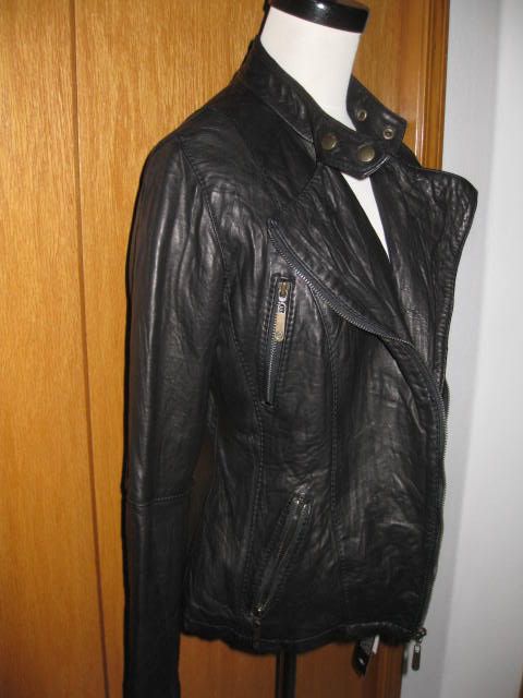 Michael Kors Black Skinny Leather Biker Moto Jacket