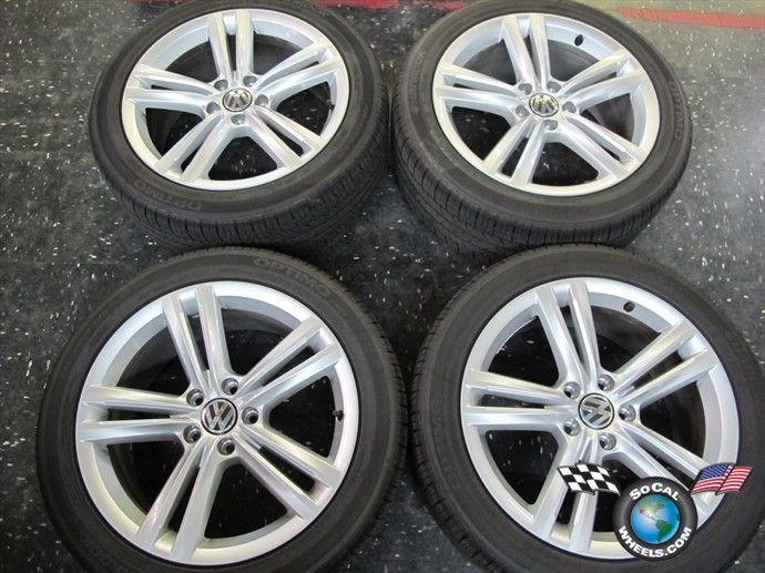 Four 2012 2013 VW Passat Factory 18 Wheels Tires Rims 69929