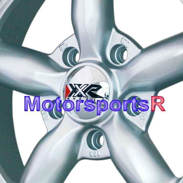 16 16x8 XXR 512 Silver Rims Deep Dish Wheels Stance 5x114 3 98 Nissan