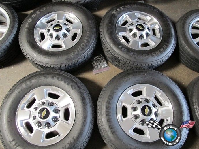 Chevy HD2500 Factory 17 Wheels Tires 8x180 OEM Rims Sierra Silverado