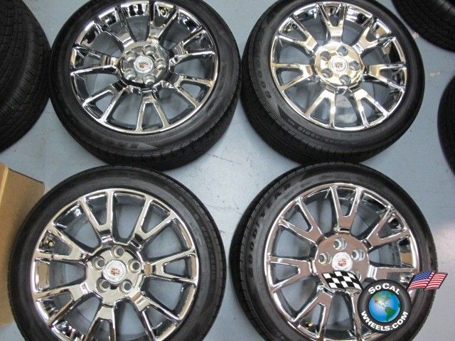 Cadillac cts Factory 19 Chrome Wheels Tires Rims 9597711 4671