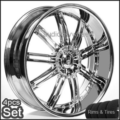 22inch Wheels and Tires Rims 300C Magnum Charger S10