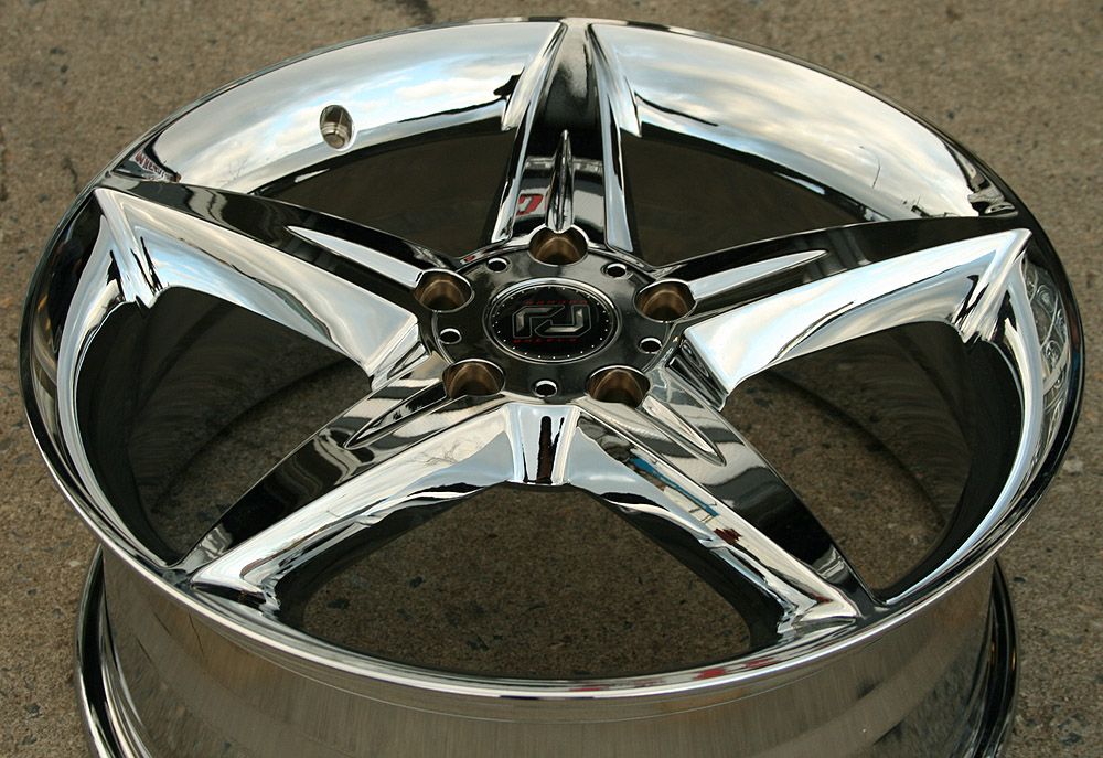 Ron Jon Servo 17 Chrome Rims Wheels Honda Civic DX GX EX LX 06 Up 5