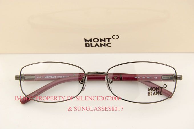 New Mont Blanc Eyeglasses Frames 301 012 Gunmetal