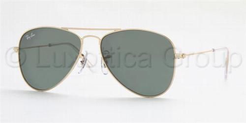 Ray Ban Kinder Sonnenbrille RJ 9506S Gold/ Green (223/71)