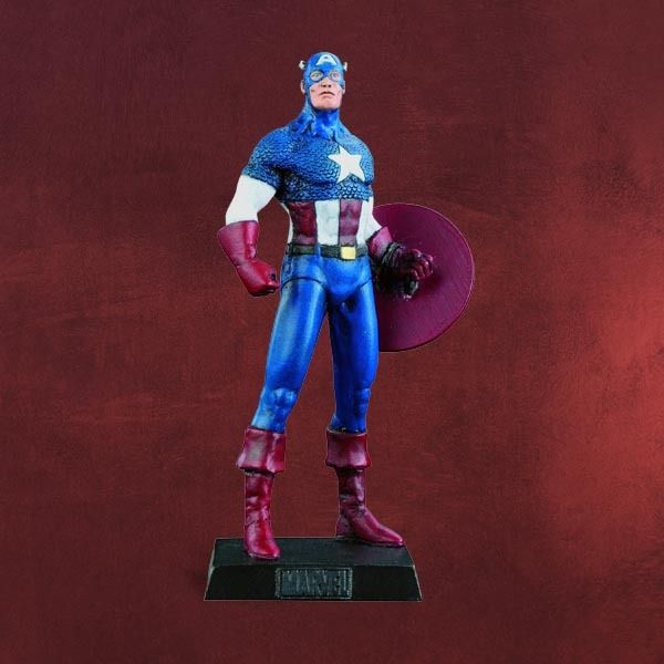 Captain America Marvel Comic Sammlerfigur handbemalt limitiert Blei
