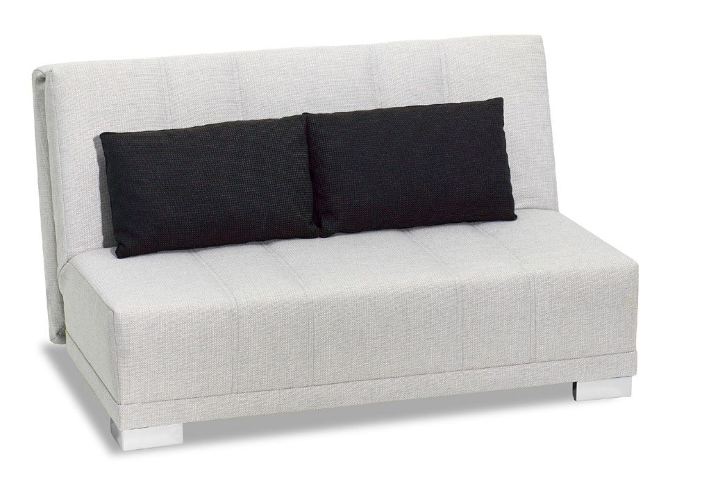 Webstoff Bettcouch Schlafcouch Schlafsofa ENRICO 140 cm breit