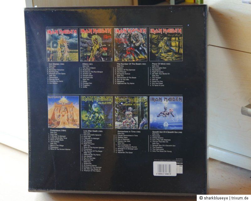 Iron Maiden   Vinyl Picture Disc Collection Box 1980 1988 (Box+2 LP