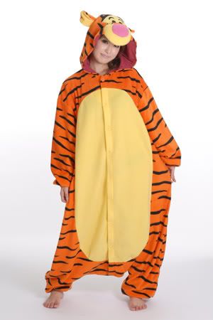 NEW Disney Winnie the Pooh Tiger Costume Kigurumi pajamas party