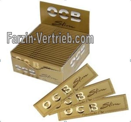 50 x OCB Premium slim ro gold KS Rolling Paper