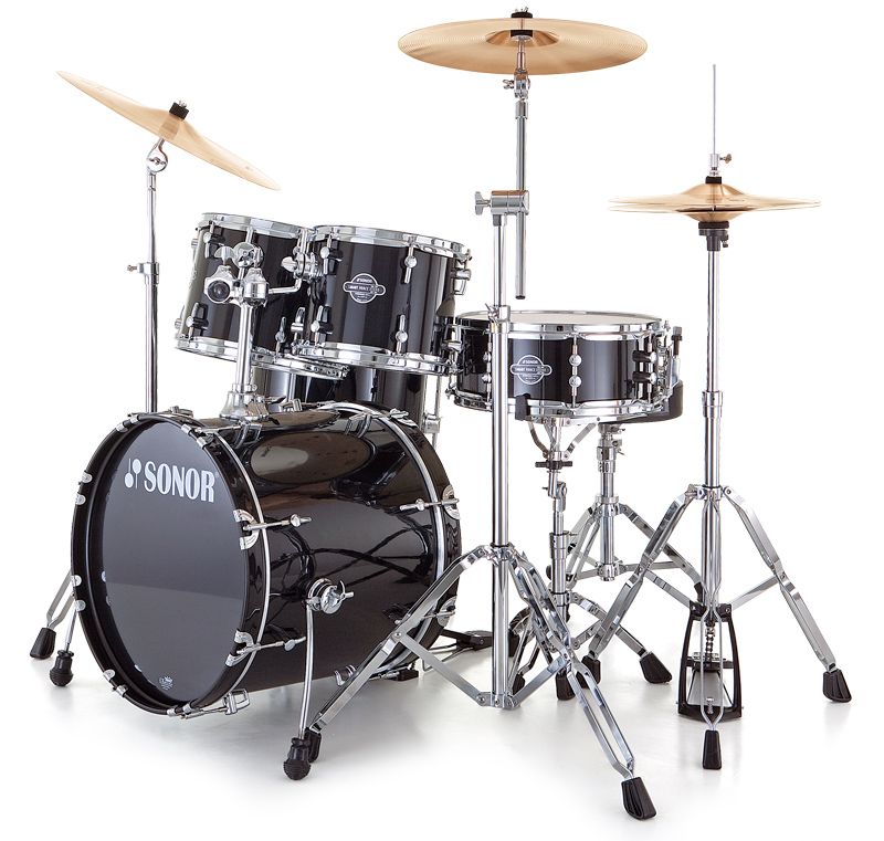 SONOR Smart Force Xtend Studio Set Black Drumset Schlagzeug komplett B