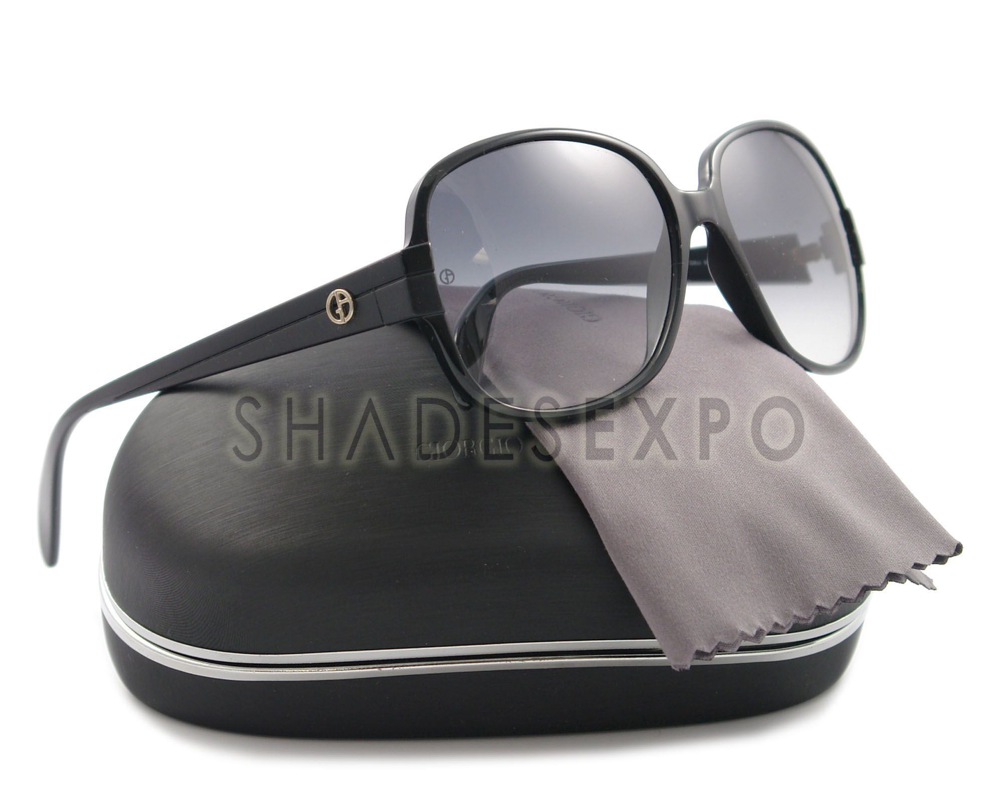 NEW Giorgio Armani Sunglasses GA 758/S BLACK D28JJ GA758/S AUTH
