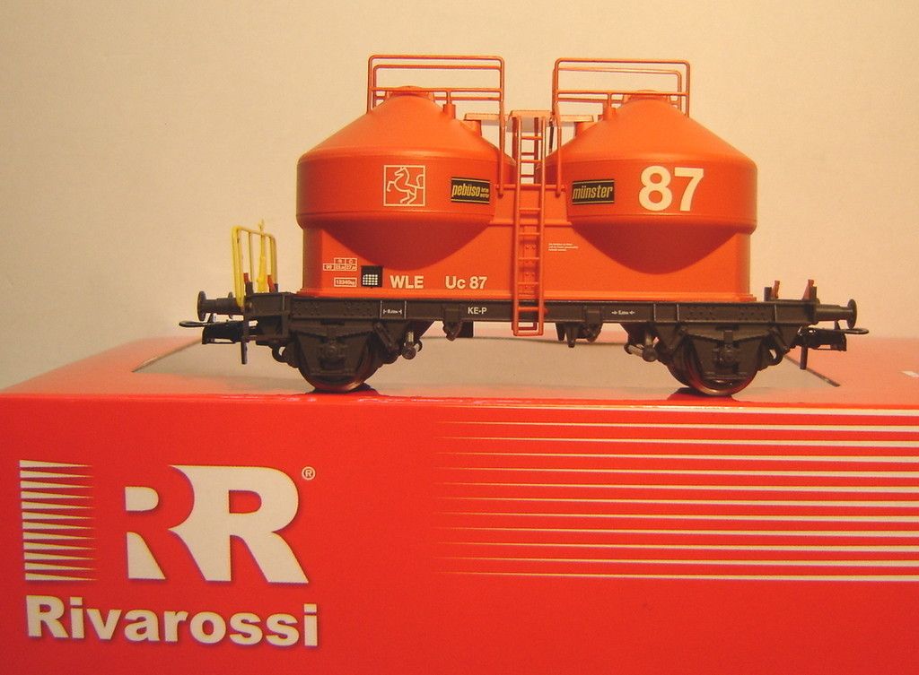 Rivarossi HO HR6074 Silowagen der WLE Nr.87 Neu(789