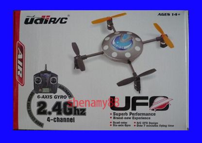 4G Udirc 4CH 4 Axis Gyro Mini LCD RC Aircraft UFO 360 Eversion