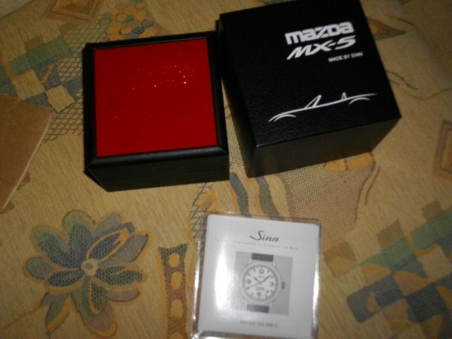 Sinn Mazda MX 5 Uhr Automatik Armbanduhr Sammlerstück 1/500 OVP