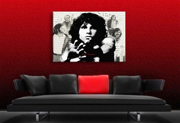 Bild auf Leinwand The Doors Jim Morrison Kunstdrucke, Wandbilder
