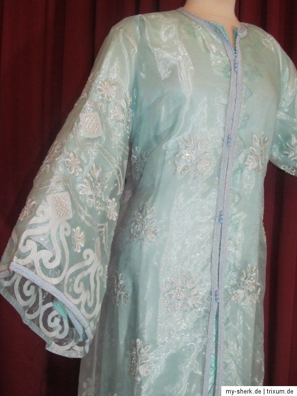 Galabiya Abaya Takshita Moroccan Jilbab Oriental Islamic Henna Dress